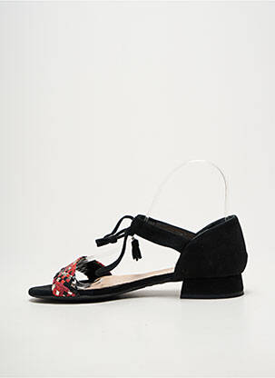 Sandales/nu pieds chiquet talon plat jusqu'à 3cm noir BELLA STORIA femme
