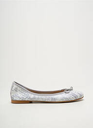 Ballerines bout rond talon plat jusqu'à 3cm blanc BELLA STORIA femme
