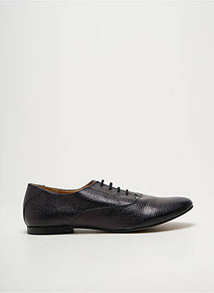 Derbies bout rond talon plat jusqu'à 3cm noir BELLA STORIA femme