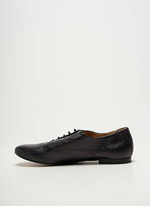 Derbies bout rond talon plat jusqu'à 3cm noir BELLA STORIA femme