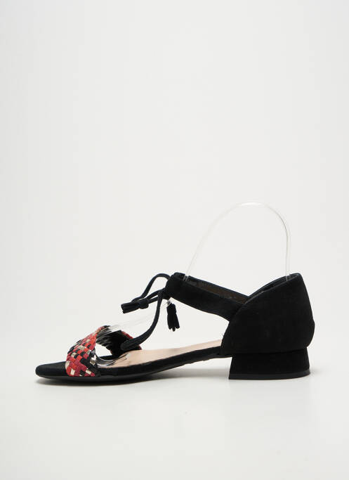 Sandales/nu pieds chiquet talon plat jusqu'à 3cm noir BELLA STORIA femme