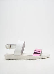 Sandales/nu pieds tissage satiné talon plat jusqu'à 3cm rose BELLA STORIA femme