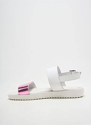 Sandales/nu pieds tissage satiné talon plat jusqu'à 3cm rose BELLA STORIA femme