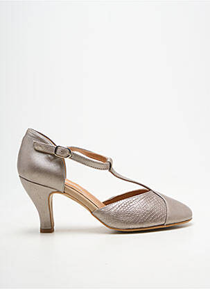 Escarpins fermeture boucle(s) talon de 7 à 9cm gris BELLA STORIA femme