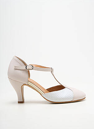 Escarpins fermeture boucle(s) talon de 7 à 9cm blanc BELLA STORIA femme