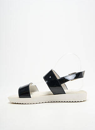 Sandales/nu pieds matière lisse talon plat jusqu'à 3cm noir BELLA STORIA femme