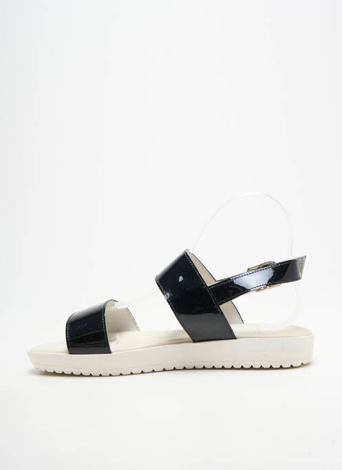 Sandales/nu pieds matière lisse talon plat jusqu'à 3cm noir BELLA STORIA femme