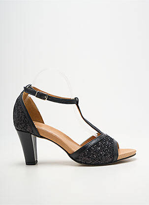 Sandales/nu pieds fermeture boucle(s) talon de 7 à 9cm noir BELLA STORIA femme