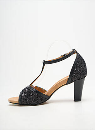 Sandales/nu pieds fermeture boucle(s) talon de 7 à 9cm noir BELLA STORIA femme