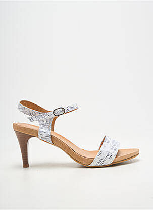 Sandales/nu pieds fermeture boucle(s) talon de 7 à 9cm blanc BELLA STORIA femme