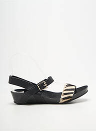 Sandales/nu pieds fermeture boucle(s) talon plat jusqu'à 3cm noir BELLA STORIA femme