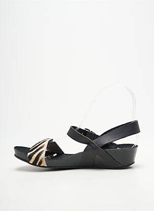 Sandales/nu pieds fermeture boucle(s) talon plat jusqu'à 3cm noir BELLA STORIA femme