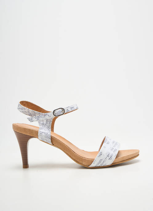 Sandales/nu pieds fermeture boucle(s) talon de 7 à 9cm blanc BELLA STORIA femme