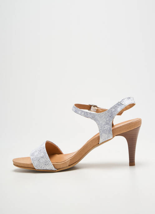 Sandales/nu pieds fermeture boucle(s) talon de 7 à 9cm blanc BELLA STORIA femme