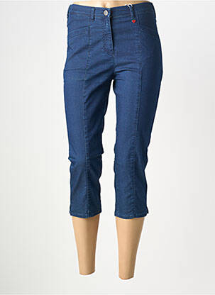 Pantacourt poches bleu TONI femme
