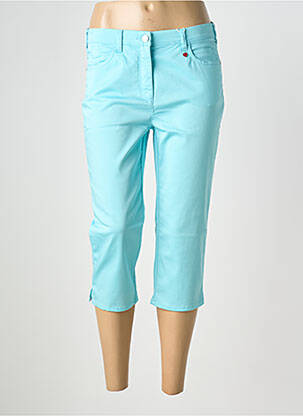 Pantacourt poches bleu TONI femme