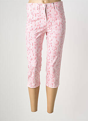 Pantacourt poches rose TONI femme