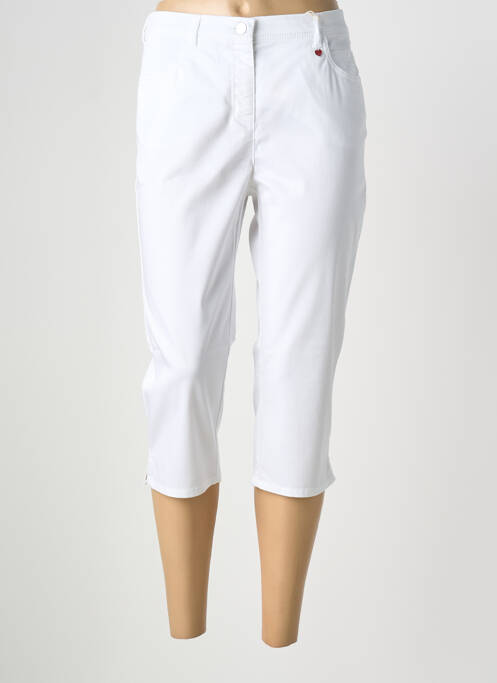 Pantacourt poches blanc TONI femme