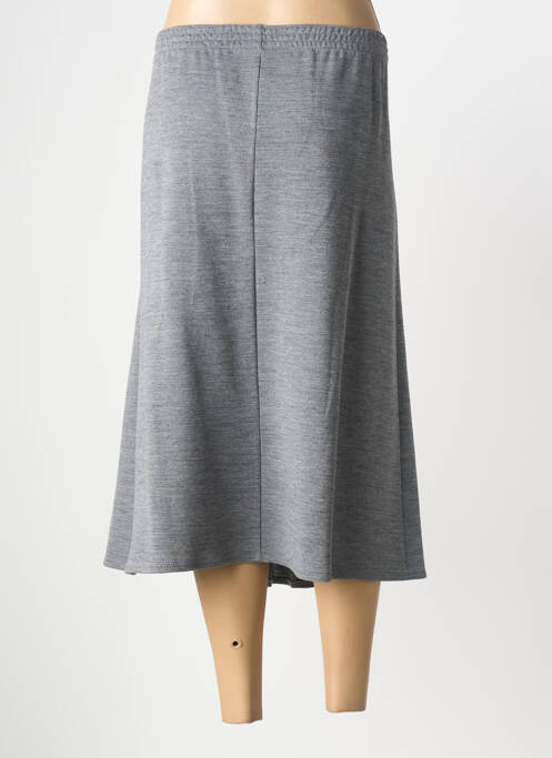 Jupe mi-longue coupe évasée gris GRIFFON femme
