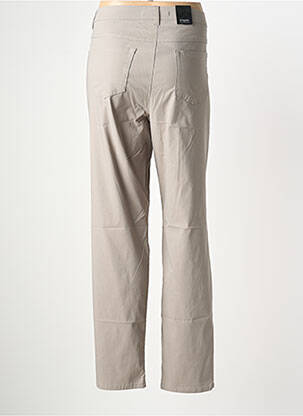 Pantalon slim tissage popeline taille normale gris STARK femme