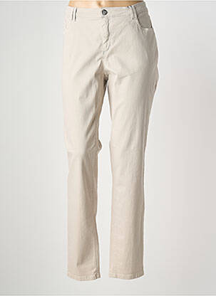 Jeans coupe slim stretch taille normale beige STARK femme