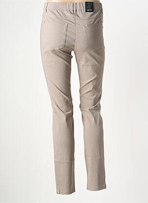 Pantalon slim taille élastique taille normale gris STARK femme