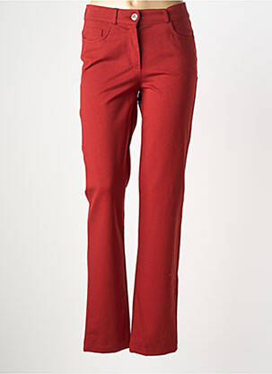 Pantalon slim taille élastique taille normale orange STARK femme