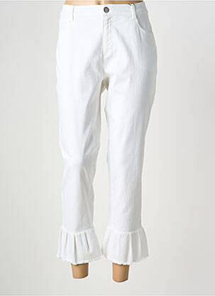 Jeans coupe slim stretch taille normale blanc STARK femme