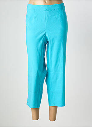 Pantacourt stretch taille normale bleu STARK femme