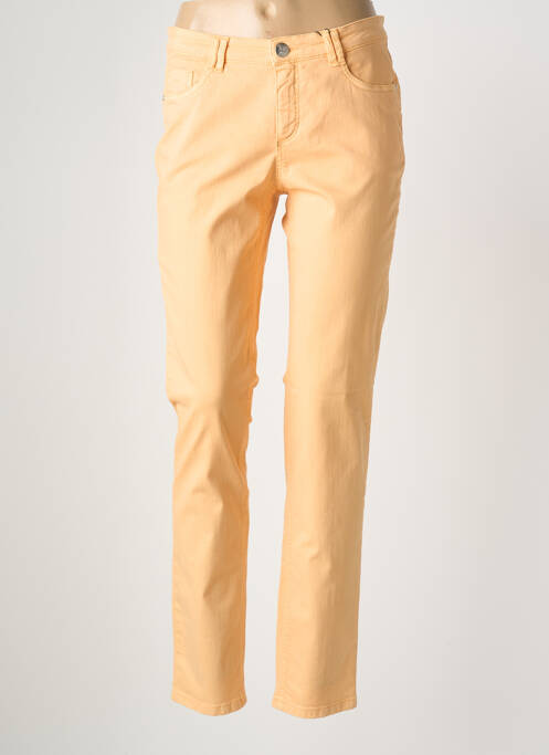 Jeans coupe slim stretch taille normale orange STARK femme