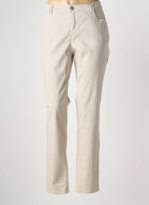 Jeans coupe slim stretch taille normale beige STARK femme