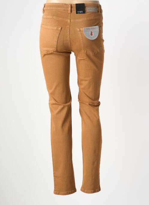 Jeans coupe slim taille basse taille basse marron STARK femme
