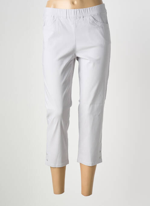 Pantacourt stretch taille normale gris STARK femme