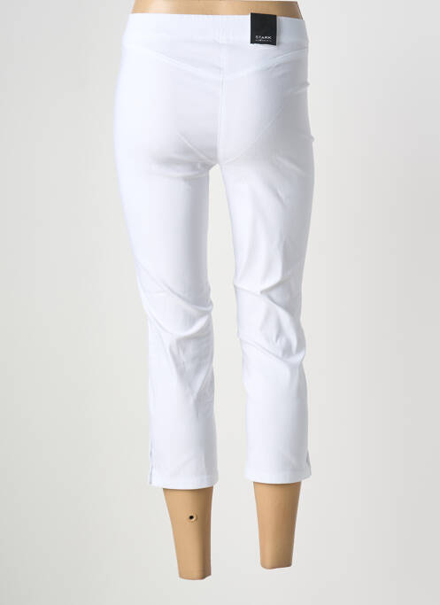 Pantacourt stretch taille normale blanc STARK femme