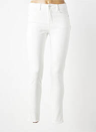 Jeans skinny tissage brut taille normale blanc C'EST BEAU LA VIE femme