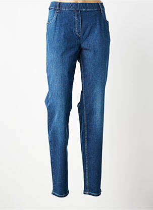 Jeans coupe slim tissage brut bleu STARK femme