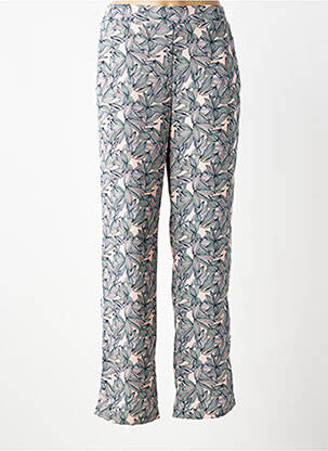 Pantalon droit tissage popeline taille normale rose DIANE LAURY femme