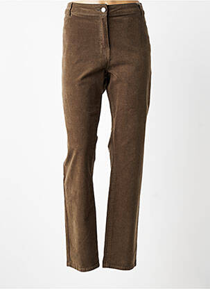 Pantalon slim taille normale taille normale vert DIANE LAURY femme