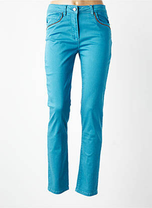 Pantalon slim skinny taille normale bleu DIANE LAURY femme