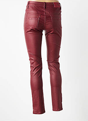 Pantalon slim stretch taille normale rouge GRIFFON femme