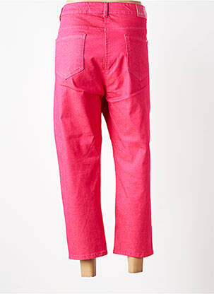 Pantacourt stretch taille normale rose GRIFFON femme