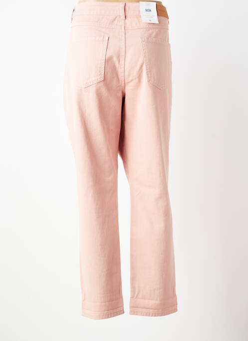 Jeans coupe slim tissage brut taille normale rose C'EST BEAU LA VIE femme