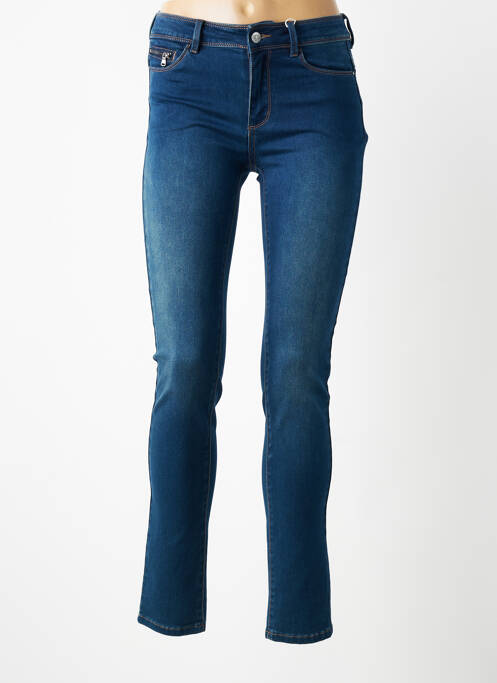 Jeans skinny taille normale taille normale bleu C'EST BEAU LA VIE femme