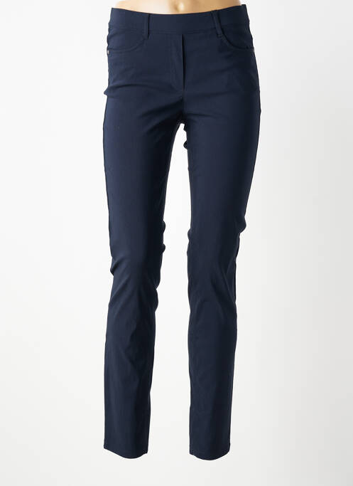 Pantalon slim taille élastique taille normale bleu STARK femme