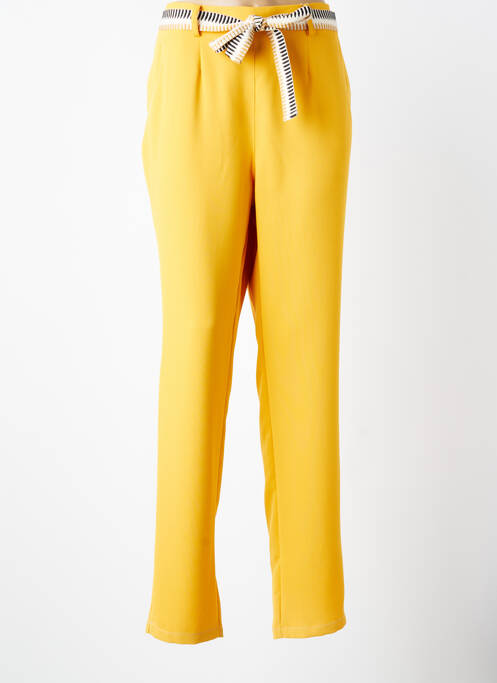 Pantalon slim taille normale taille normale jaune DIANE LAURY femme