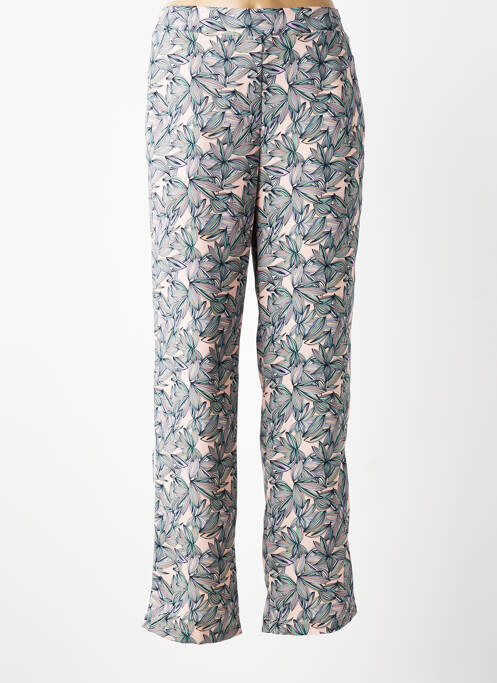 Pantalon droit tissage popeline taille normale rose DIANE LAURY femme