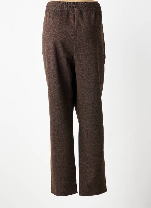 Pantalon slim taille élastique taille normale marron DIANE LAURY femme
