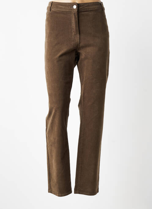 Pantalon slim taille normale taille normale vert DIANE LAURY femme