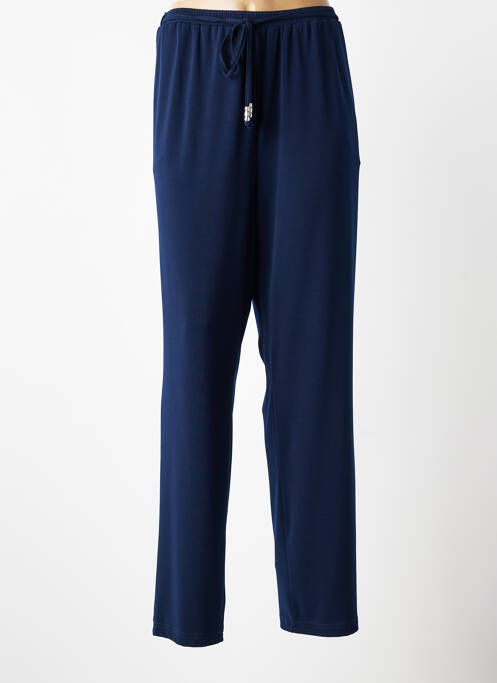 Pantalon slim taille élastique taille normale bleu GRIFFON femme