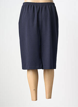 Jupe mi-longue coupe droite bleu FRANCE RIVOIRE femme
